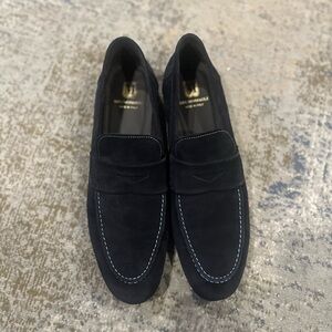 Men's Navy Loafers